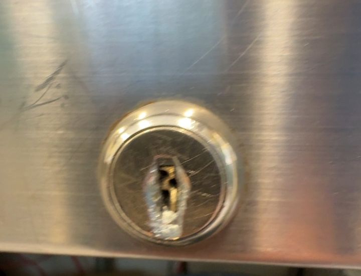 Snapped key blade stuck inside a cam lock, Charlotte NC