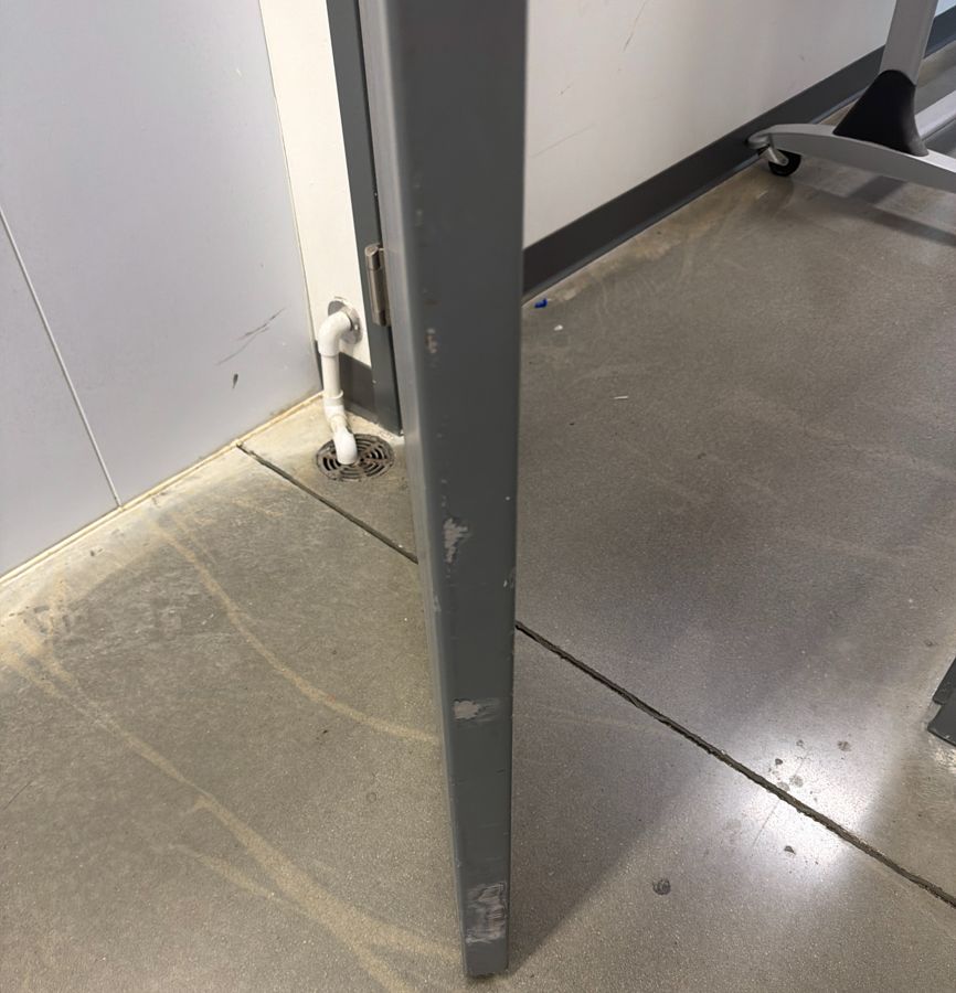 Commercial steel door open for service, Burlington NC